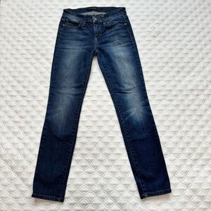 Joe’s Jeans Women's Mardi Straight Ankle Dark Faded Blue Denim Jeans Size 25